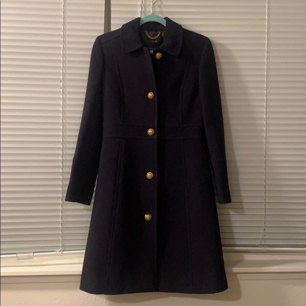 J Crew Wool Thinsulate Peacoat